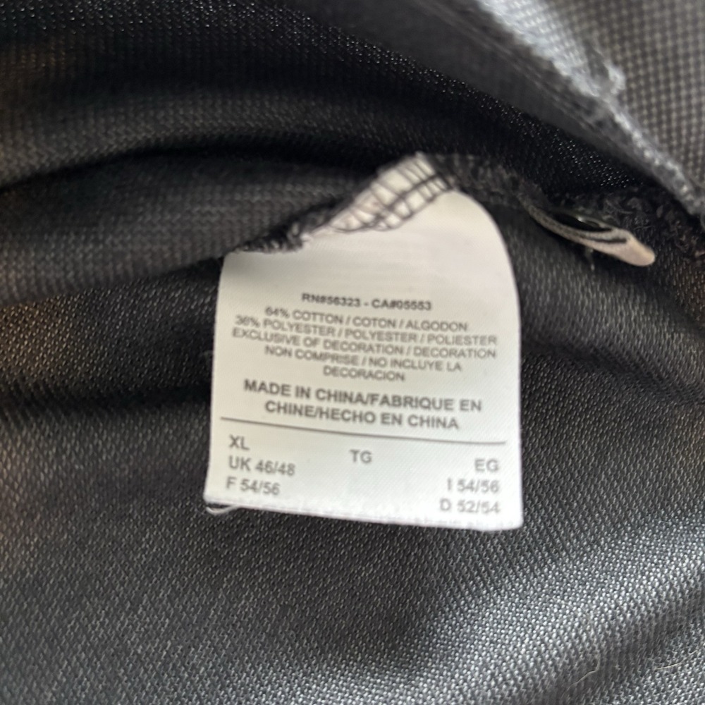 Nike Tiger Woods Collection Golf Polo Shirt Mens XL Gray Striped - Picture 7 of 12